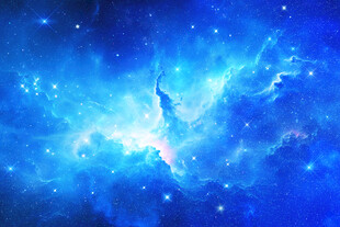 蓝色星空宇宙
