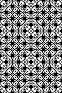 黑白几何花纹图案设计