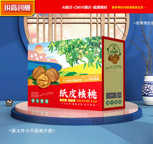 核桃包装 坚果礼盒