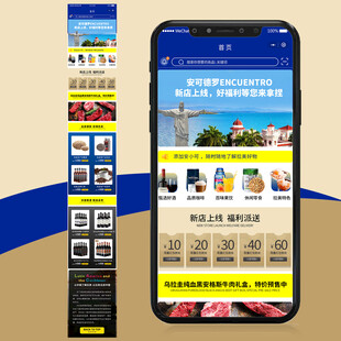 海淘全球购平台小程序界面