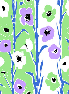 清新花卉图案背景设计