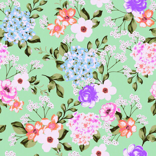 清新花卉图案背景