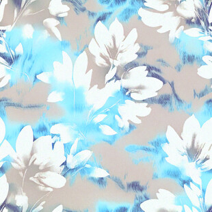 蓝白花卉图案纹理背景