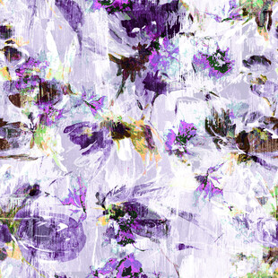 紫色花卉抽象图案纹理