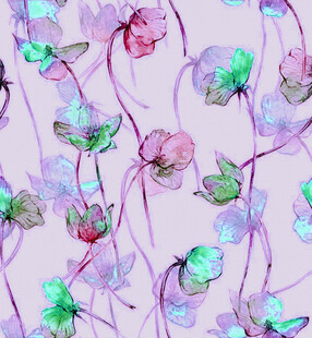 梦幻花卉图案背景