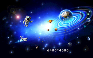 梦幻宇宙太空探索场景