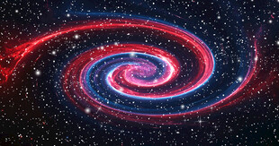 绚丽宇宙旋涡星空背景