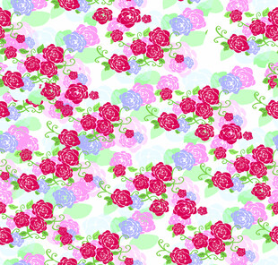 花卉 图案背景 缤纷浪漫