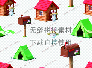 无缝拼接小白兔