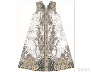 腰果大袍子设计 