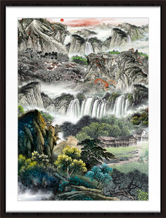 客厅山水画