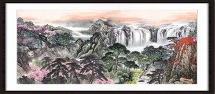 壮丽山水景观图