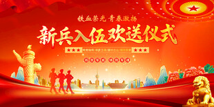 新兵入伍欢送仪式