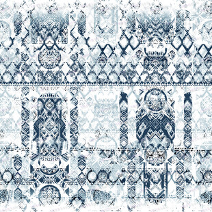 蓝白几何图案纹理背景