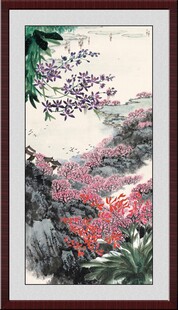 中式山水花鸟装饰画