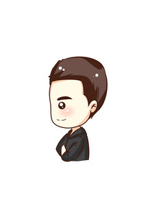 卡通商务男士形象