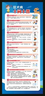 狂犬病的十问十答展板