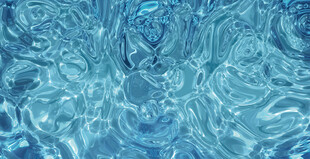 蓝色水波纹理背景图