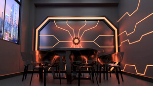 未来科技风室内