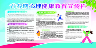 青春期健康教育宣传栏