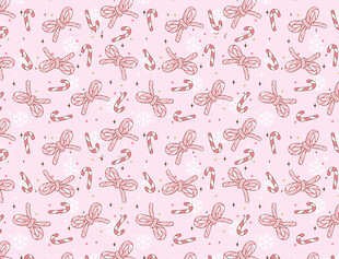 粉色梦幻独角兽图案背景