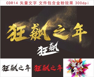 狂飙之年宣传物料展示