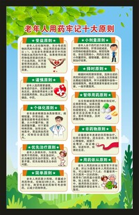 老年健康宣传周海报