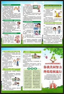 结核病日三折页