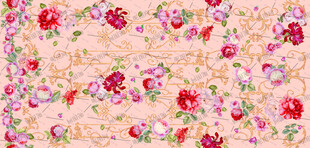 复古花卉图案布料