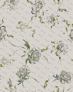 花卉图案布料纹理设计