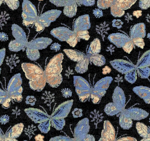 刺绣花  蝴蝶花