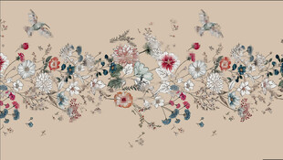 定位花  花鸟 手绘花