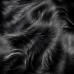 黑色毛绒纹理背景图