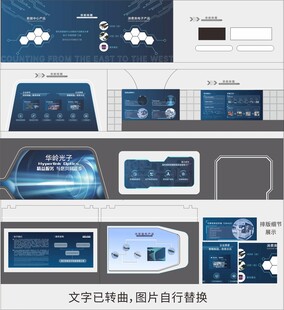 科技展厅企业展厅科技文化墙