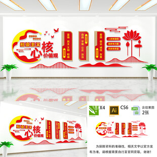 核心价值观文化墙
