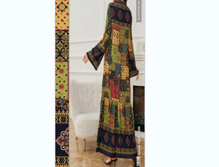 多彩几何图案拼贴织物