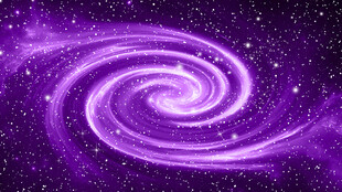 梦幻紫色星空漩涡
