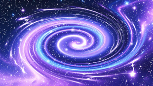 唯美梦幻星空漩涡