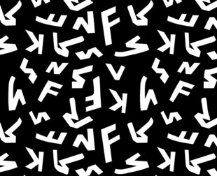 黑白字母图案背景纹理