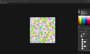 彩色图案设计界面展示