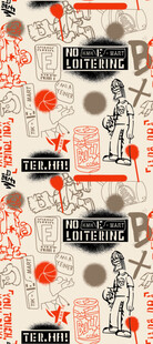 复古波普风图案设计元素