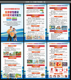 2025国际减灾日海报