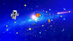 蓝色星空
