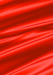 红色绸缎纹理特写