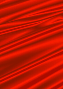 红色绸缎纹理背景图