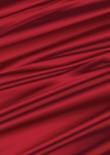 红色褶皱布料纹理特写