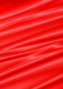 红色褶皱绸缎纹理背景