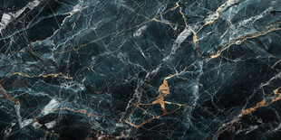 深邃蓝金大理石纹理