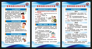 预防登革热知识展板