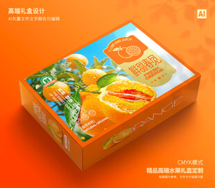 桔子礼盒 春见包装